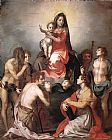Andrea del Sarto Madonna in Glory and Saints painting